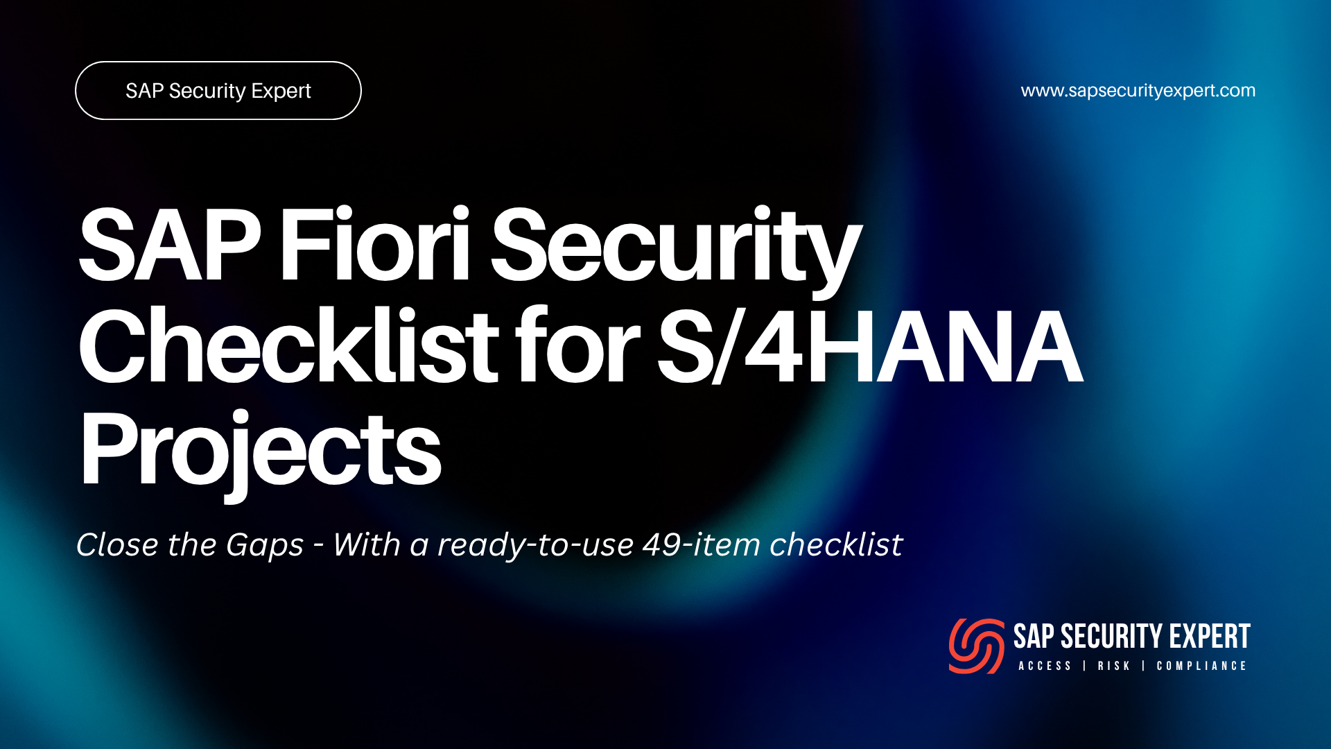 SAP Fiori Security Checklist for S/4HANA Projects